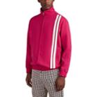 Valentino Men's Double-striped Wool-blend Track Jacket - Pink