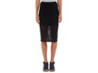 T By Alexander Wang Women's Perforated Jersey Skirt