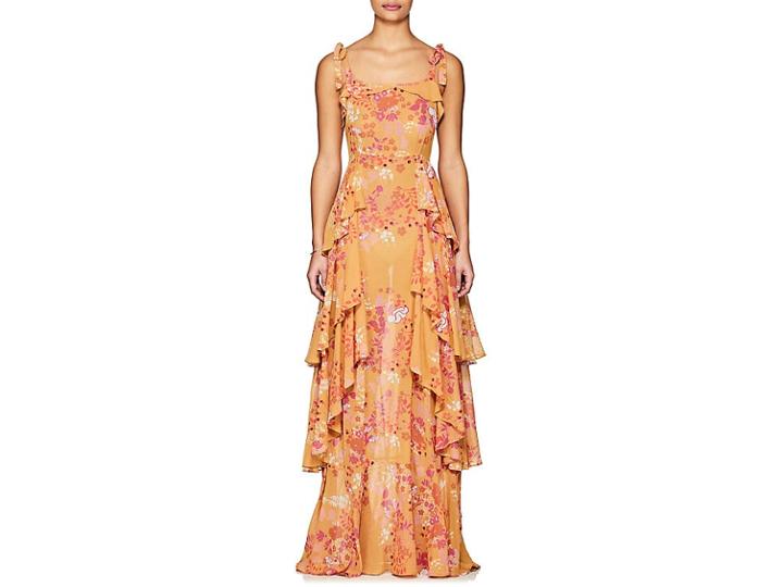 Bytimo Women's Floral Cotton-blend Voile Gown