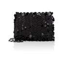 Paco Rabanne Women's Iconic Leather Chain Bag-black