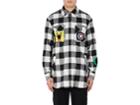 J.w.anderson Men's Patchwork Buffalo-checked Cotton Shirt