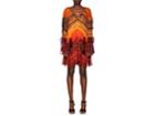 Alberta Ferretti Women's Abstract-print Silk Chiffon Dress