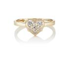 Carbon & Hyde Women's Mini Heart Ring - Gold