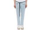Off White Men's Frayed Crop Straight Jeans