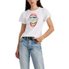 Re/done Women's The Classic Graphic Cotton T-shirt - White