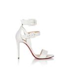 Christian Louboutin Women's Multipot Leather Sandals - Snow