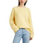 The Row Women's Sibel Wool-cashmere Crewneck Sweater - Yellow