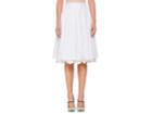 Prada Women's Scalloped Cotton Poplin Full Skirt