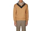 Tomorrowland Men's Striped-neck Wool-cashmere Sweater