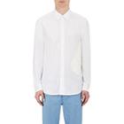 Loewe Men's Faux-leather-patch Shirt-white