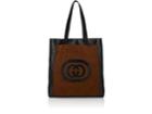 Gucci Men's Ophidia Large Logo Suede Tote Bag