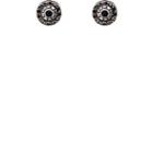 Ileana Makri Women's Circular Stud Earrings - Black