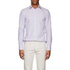 Fioroni Men's Striped Cotton Poplin Shirt-purple