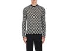 Lanvin Men's Checkerboard Fine-gauge Wool Sweater