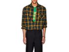 Adaptation Men's Checked Cotton-wool Flannel Shirt