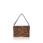 Tomasini Women's Twiggy Iii Calf Hair Shoulder Bag-leopard
