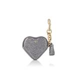 Anya Hindmarch Women's Heart Crinkled Leather Coin Purse - Silver