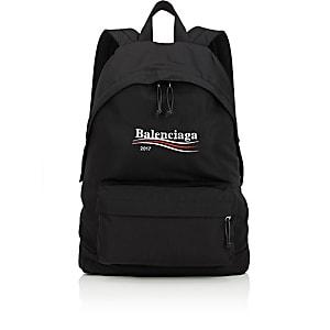 Balenciaga Men's Logo Backpack-black