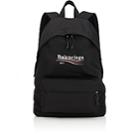 Balenciaga Men's Logo Backpack-black
