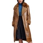 Chlo Women's Shearling-lined Leather Coat - Brown