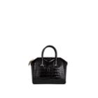 Givenchy Women's Antigona Small Crocodile-stamped Leather Duffel Bag - Black
