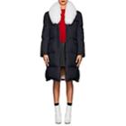 Thom Browne Women's Fur-trimmed Down-quilted Wool Coat-navy