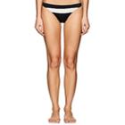 Solid & Striped Women's Brooke Striped Bikini Bottom-blk. Stripe