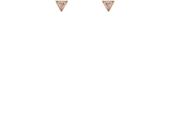 Nak Armstrong Women's Trillion-cut White Diamond Stud Earrings
