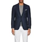 Canali Men's Plaid Wool Two-button Sportcoat-blue