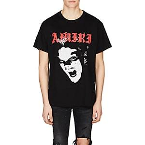 Amiri Men's Cotton T-shirt-black