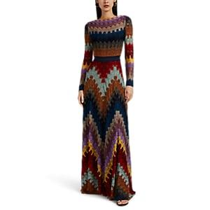 Missoni Women's Zigzag-knit Maxi Dress