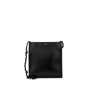 Jil Sander Women's Tangle Medium Leather Crossbody Bag - Black