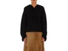 The Elder Statesman Women's Cashmere-blend Hooded Crop Sweater
