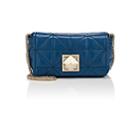 Sonia Rykiel Women's Le Copain Large Leather Shoulder Bag-blue