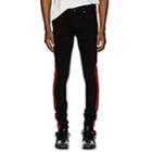 Amiri Men's Slim Track Jeans-red