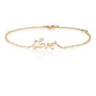 Bianca Pratt Women's Love Bracelet-gold