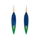 Mark Davis Women's Bakelite & Mixed-gemstone Drop Earrings-blue