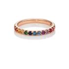 Carbon & Hyde Women's Rainbow Band - Rose Gold