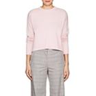 Barneys New York Women's Cashmere Crop Sweater-pink