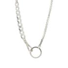 Martine Ali Men's Damon Box-chain Necklace - Silver