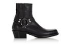 Balenciaga Men's Santiag Leather Harness Boots