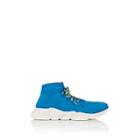 Balenciaga Men's Speed Knit Lace-up Sneakers-turquoise