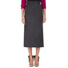 Calvin Klein 205w39nyc Women's Plaid Wool-silk Midi-pencil Skirt-charcoal