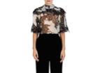 Valentino Women's Floral- & Butterfly-print Silk Blouse