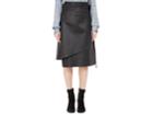 Acne Studios Women's Lakos Leather Wrap Skirt