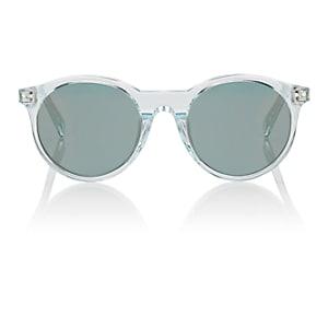 Cline Women's Round Sunglasses-lt. Blue, Gold