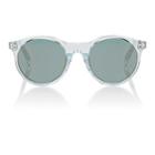 Cline Women's Round Sunglasses-lt. Blue, Gold