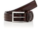 Barneys New York Men's Feather-edge Leather Belt