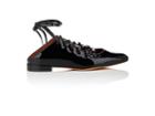 Givenchy Women's Show Line Patent Leather Lace-up Flats