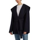 The Row Women's Reyna Double-faced Cotton-wool Coat - Navy